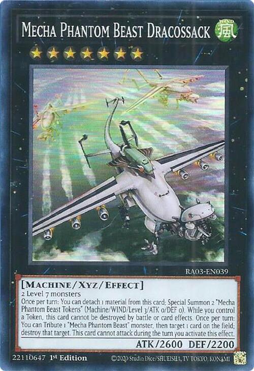 Mecha Phantom Beast Dracossack [RA03-EN039] Super Rare | Fandemonia Ltd