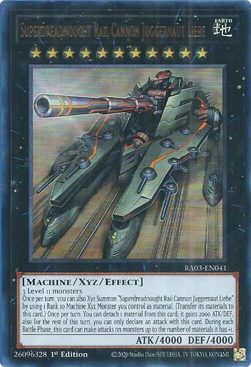 Superdreadnought Rail Cannon Juggernaut Liebe (UR) [RA03-EN041] Ultra Rare | Fandemonia Ltd