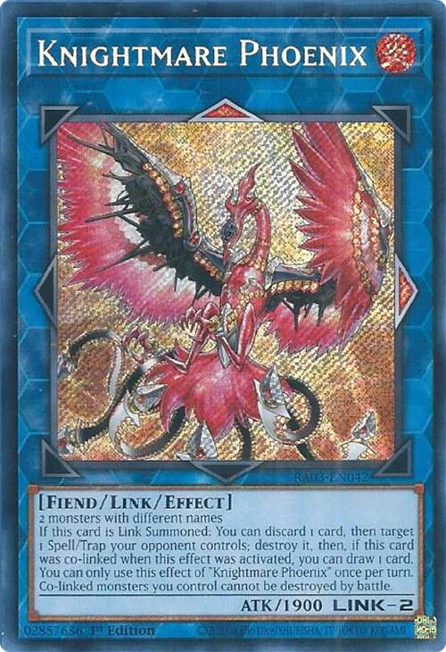 Knightmare Phoenix (Secret Rare) [RA03-EN042] Secret Rare | Fandemonia Ltd