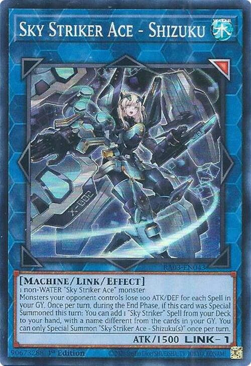 Sky Striker Ace - Shizuku [RA03-EN043] Super Rare | Fandemonia Ltd