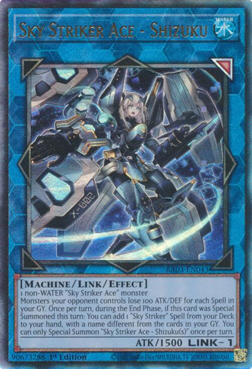Sky Striker Ace - Shizuku (UTR) [RA03-EN043] Prismatic Ultimate Rare | Fandemonia Ltd