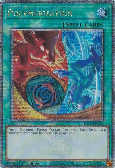 Polymerization (Quarter Century Secret Rare) [RA03-EN051] Quarter Century Secret Rare | Fandemonia Ltd