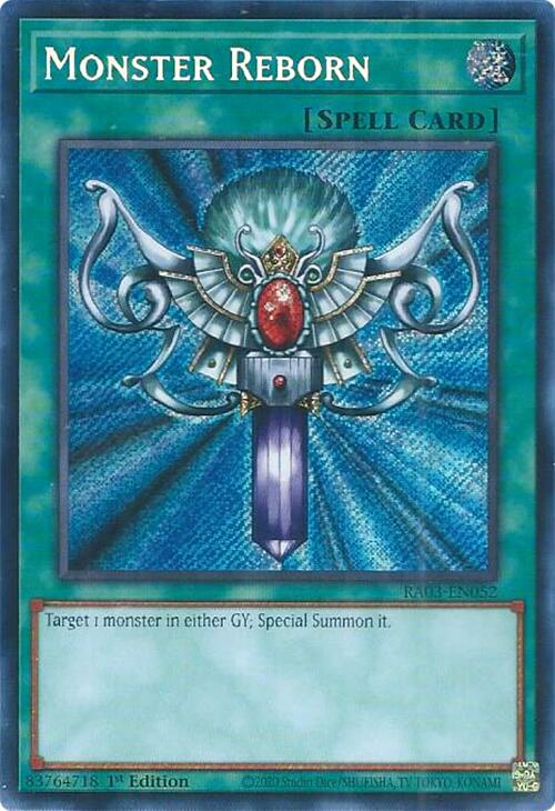 Monster Reborn (Secret Rare) [RA03-EN052] Secret Rare | Fandemonia Ltd