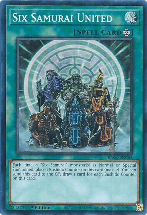 Six Samurai United [RA03-EN054] Super Rare | Fandemonia Ltd