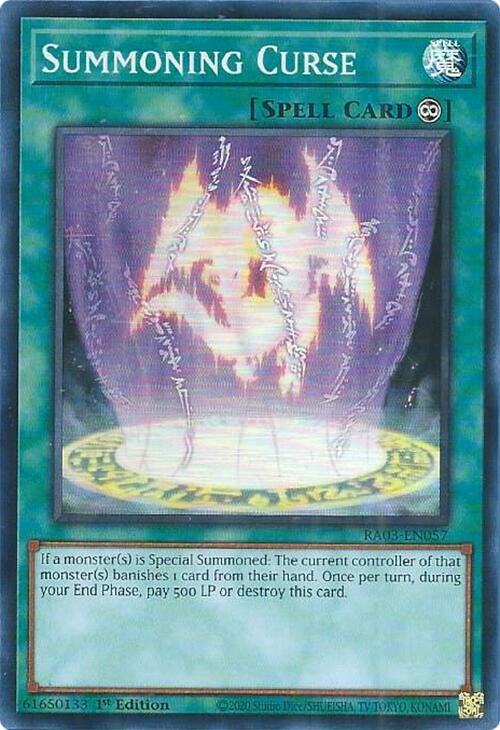 Summoning Curse [RA03-EN057] Super Rare | Fandemonia Ltd