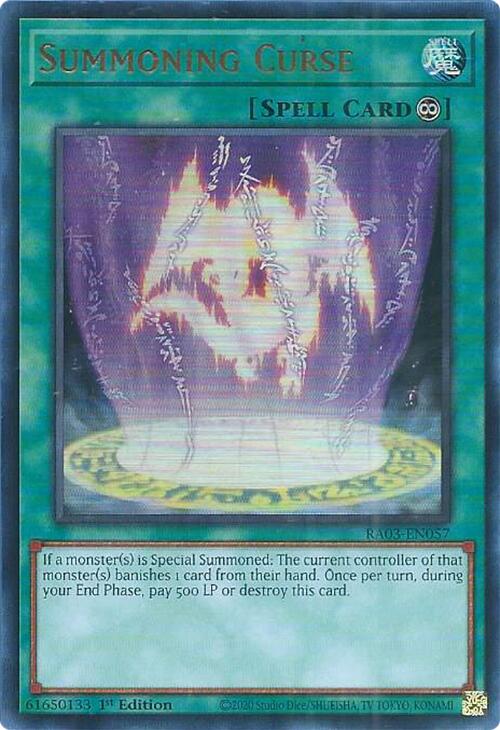 Summoning Curse (UR) [RA03-EN057] Ultra Rare | Fandemonia Ltd