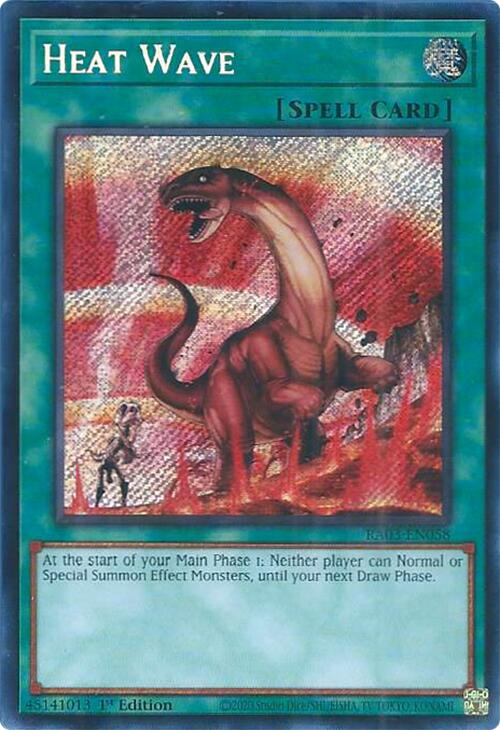 Heat Wave (Secret Rare) [RA03-EN058] Secret Rare | Fandemonia Ltd