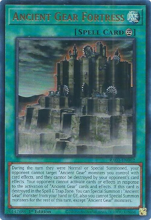Ancient Gear Fortress (UR) [RA03-EN062] Ultra Rare | Fandemonia Ltd