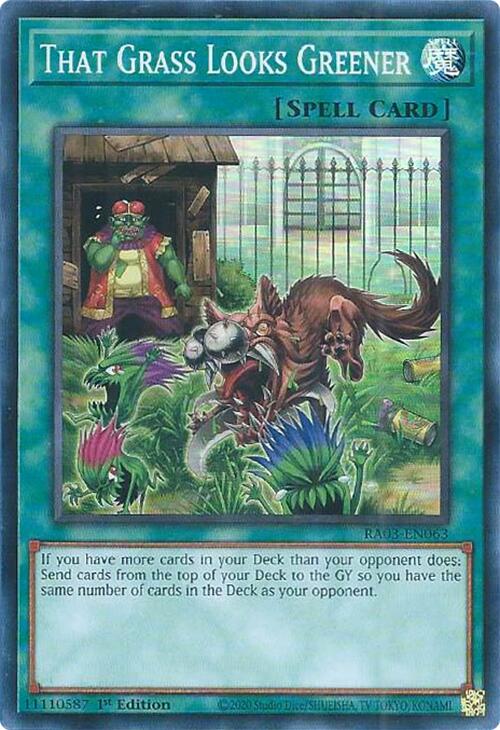That Grass Looks Greener [RA03-EN063] Super Rare | Fandemonia Ltd