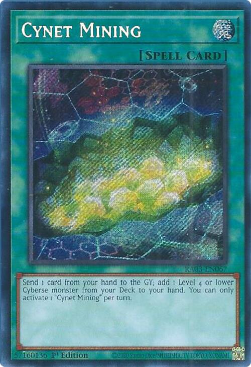 Cynet Mining (Secret Rare) [RA03-EN067] Secret Rare | Fandemonia Ltd