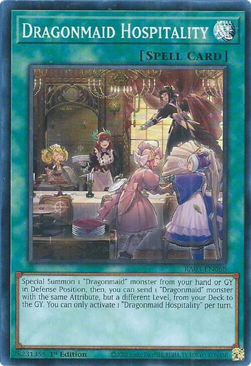 Dragonmaid Hospitality [RA03-EN068] Super Rare | Fandemonia Ltd