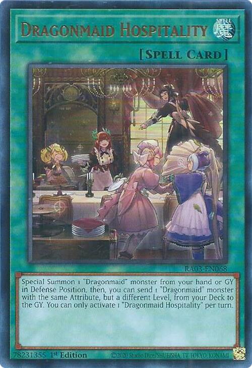 Dragonmaid Hospitality (UR) [RA03-EN068] Ultra Rare | Fandemonia Ltd