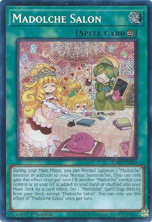 Madolche Salon (Secret Rare) [RA03-EN069] Secret Rare | Fandemonia Ltd