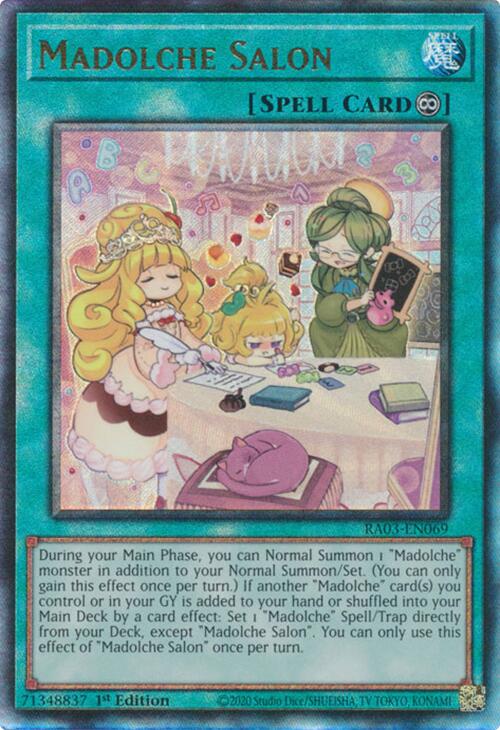 Madolche Salon (UTR) [RA03-EN069] Prismatic Ultimate Rare | Fandemonia Ltd
