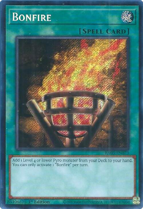 Bonfire (Secret Rare) [RA03-EN073] Secret Rare | Fandemonia Ltd
