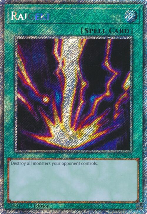 Raigeki (Platinum Secret Rare) [RA03-EN083] Platinum Secret Rare | Fandemonia Ltd
