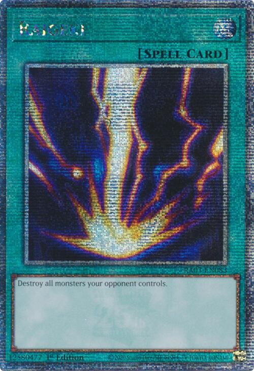 Raigeki (Quarter Century Secret Rare) [RA03-EN083] Quarter Century Secret Rare | Fandemonia Ltd