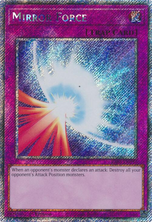 Mirror Force (Platinum Secret Rare) [RA03-EN093] Platinum Secret Rare | Fandemonia Ltd