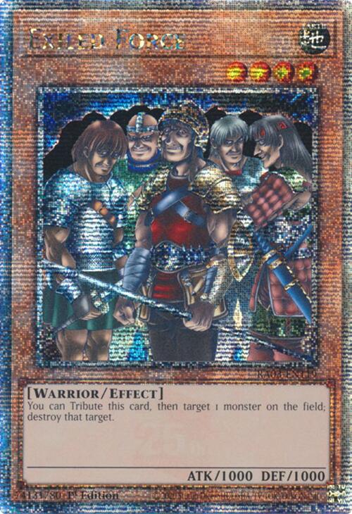 Exiled Force (Quarter Century Secret Rare) [RA03-EN119] Quarter Century Secret Rare | Fandemonia Ltd