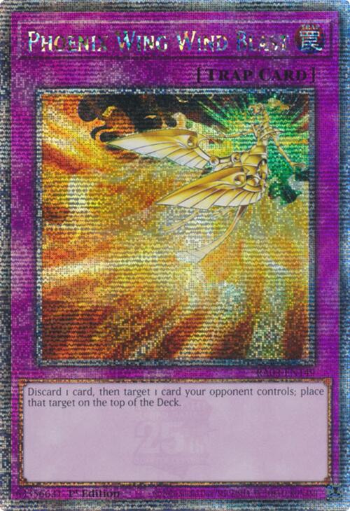 Phoenix Wing Wind Blast (Quarter Century Secret Rare) [RA03-EN149] Quarter Century Secret Rare | Fandemonia Ltd