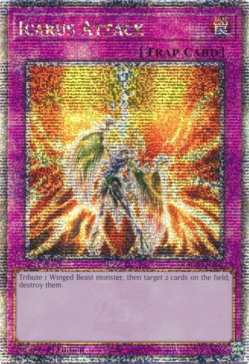 Icarus Attack (Quarter Century Secret Rare) [RA03-EN165] Quarter Century Secret Rare | Fandemonia Ltd