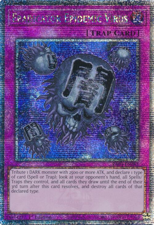Eradicator Epidemic Virus (Quarter Century Secret Rare) [RA03-EN183] Quarter Century Secret Rare | Fandemonia Ltd