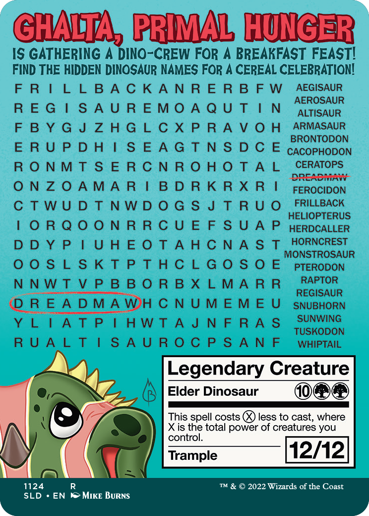 Ghalta, Primal Hunger (Borderless) [Secret Lair Drop Series] | Fandemonia Ltd