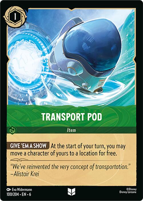 Transport Pod (100/204) [Azurite Sea] | Fandemonia Ltd