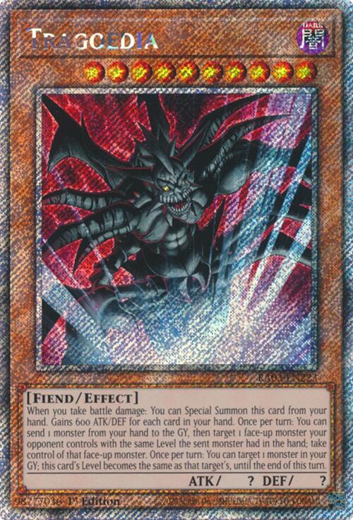 Tragoedia (Platinum Secret Rare) [RA03-EN223] Platinum Secret Rare | Fandemonia Ltd