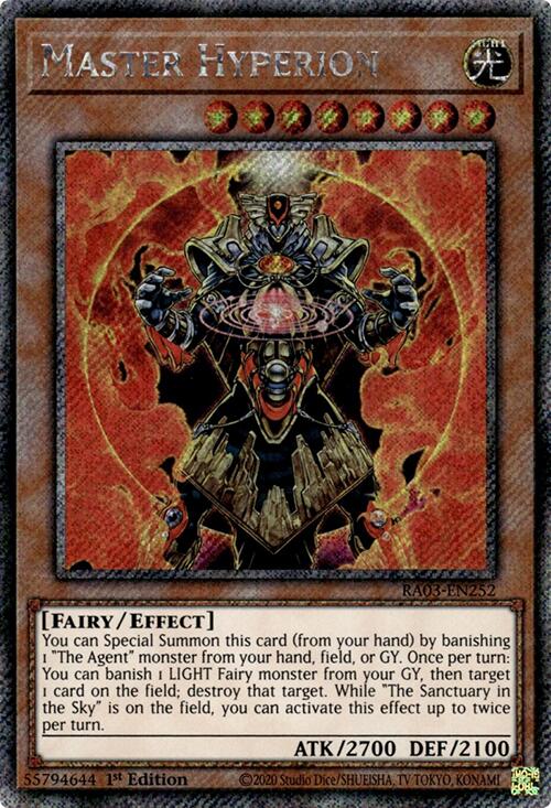Master Hyperion (Platinum Secret Rare) [RA03-EN252] Platinum Secret Rare | Fandemonia Ltd