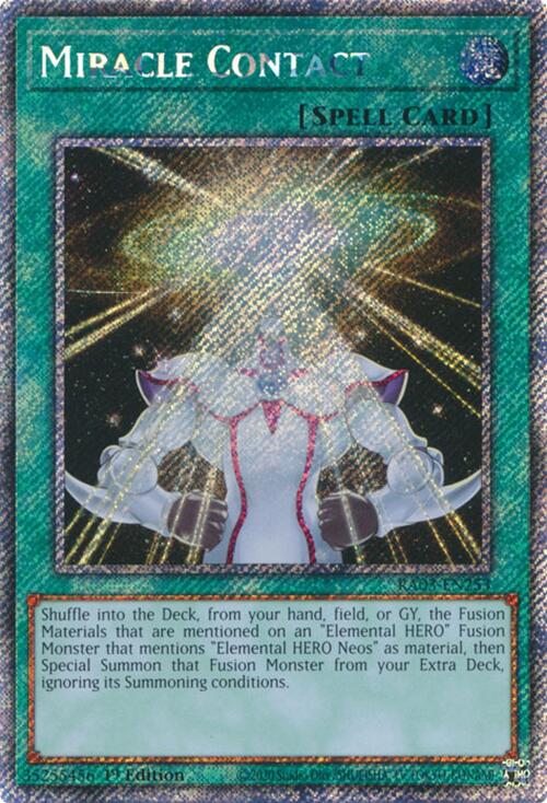 Miracle Contact (Platinum Secret Rare) [RA03-EN253] Platinum Secret Rare | Fandemonia Ltd