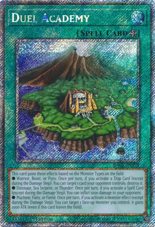 Duel Academy (card) (Platinum Secret Rare) [RA03-EN275] Platinum Secret Rare | Fandemonia Ltd
