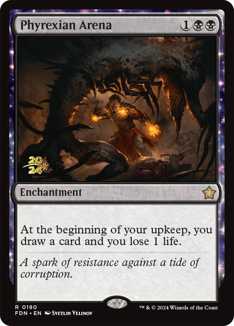 Phyrexian Arena [Foundations Prerelease Promos] | Fandemonia Ltd