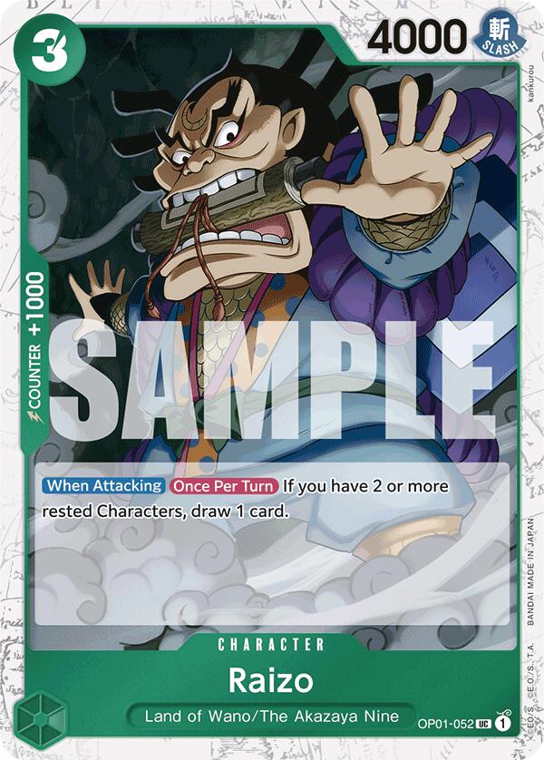 Raizo (Jolly Roger Foil) [Premium Booster -The Best-] | Fandemonia Ltd