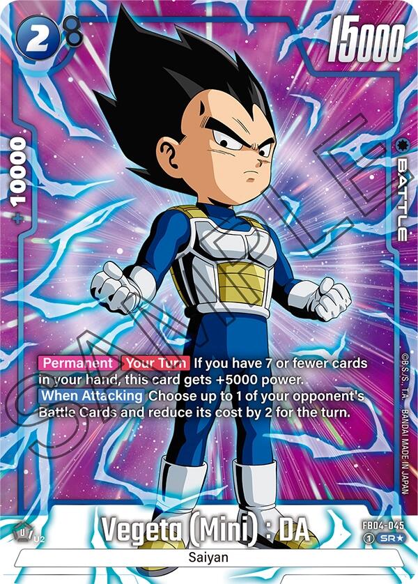 Vegeta (Mini) : DA (Alternate Art) [Ultra Limit] | Fandemonia Ltd
