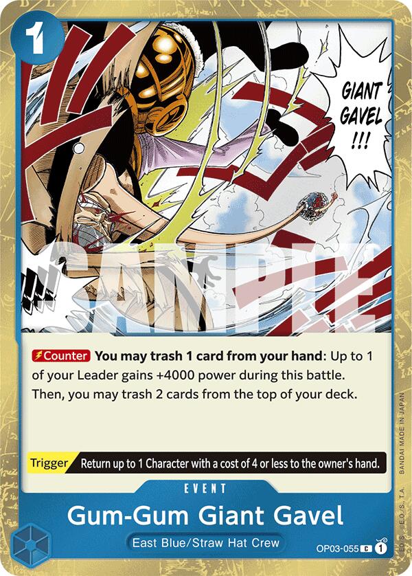 Gum-Gum Giant Gavel (Jolly Roger Foil) [Premium Booster -The Best-] | Fandemonia Ltd