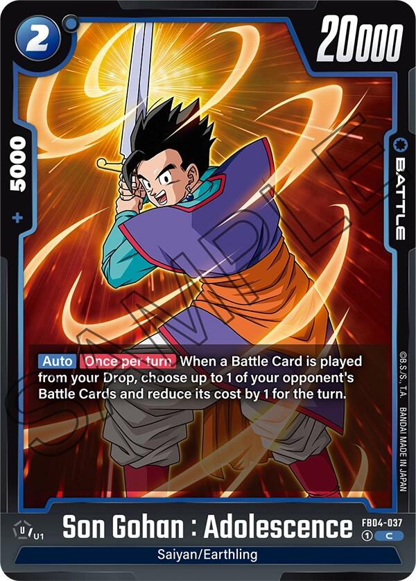Son Gohan : Adolescence (FB04-037) [Ultra Limit] | Fandemonia Ltd