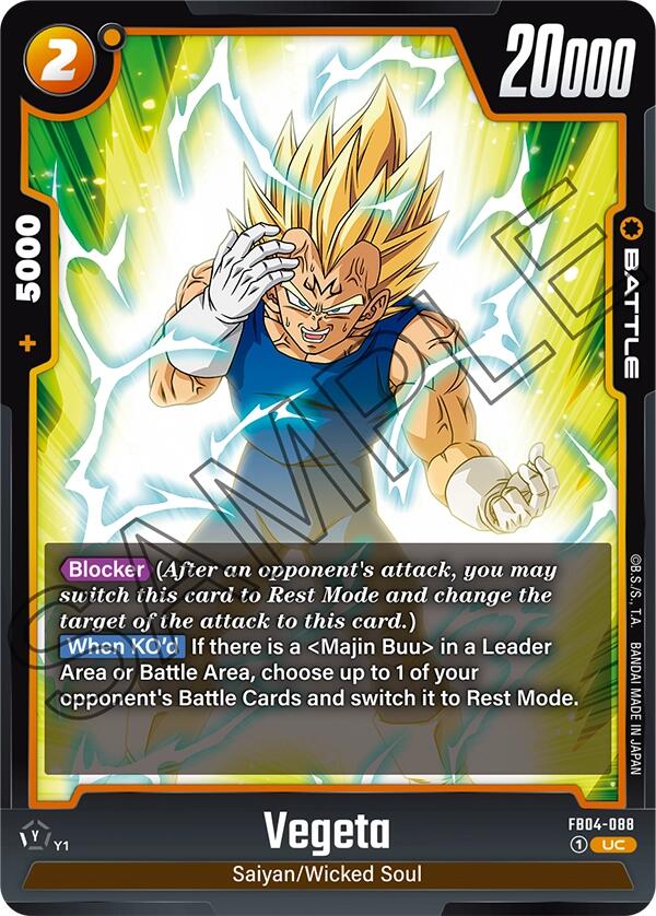 Vegeta (FB04-088) [Ultra Limit] | Fandemonia Ltd