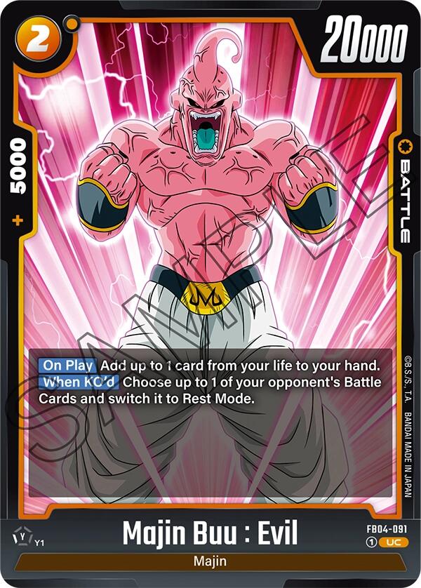 Majin Buu : Evil (FB04-091) [Ultra Limit] | Fandemonia Ltd