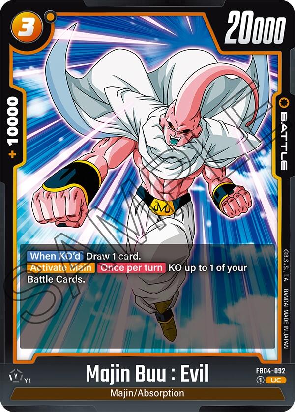 Majin Buu : Evil (FB04-092) [Ultra Limit] | Fandemonia Ltd