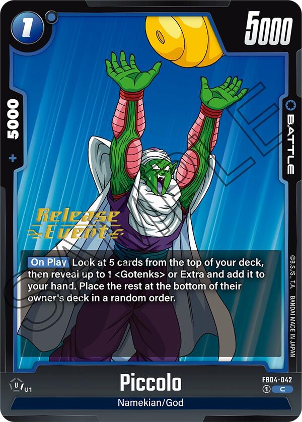 Piccolo (FB04-042) [Ultra Limit Release Event Cards] | Fandemonia Ltd