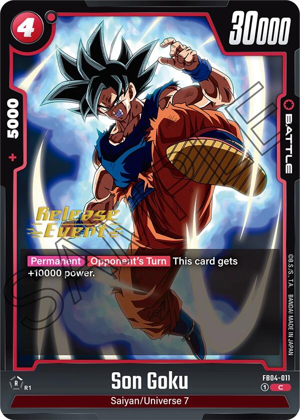 Son Goku (FB04-011) [Ultra Limit Release Event Cards] | Fandemonia Ltd