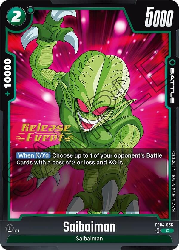 Saibaman [Ultra Limit Release Event Cards] | Fandemonia Ltd