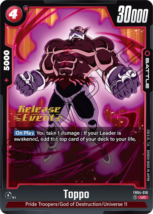 Toppo [Ultra Limit Release Event Cards] | Fandemonia Ltd