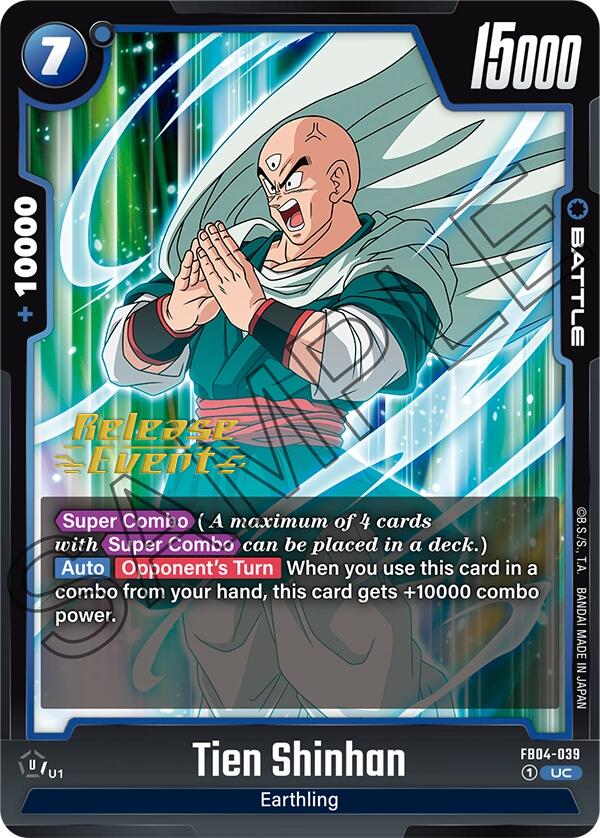 Tien Shinhan (FB04-039) [Ultra Limit Release Event Cards] | Fandemonia Ltd