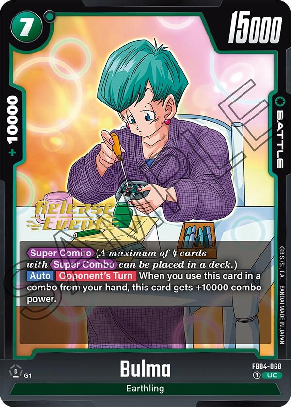 Bulma [Ultra Limit Release Event Cards] | Fandemonia Ltd