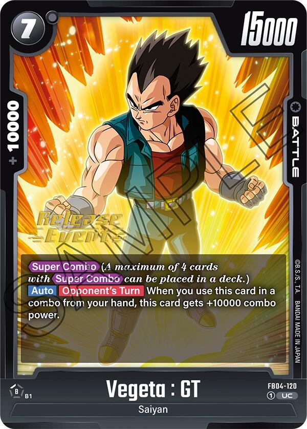 Vegeta : GT [Ultra Limit Release Event Cards] | Fandemonia Ltd