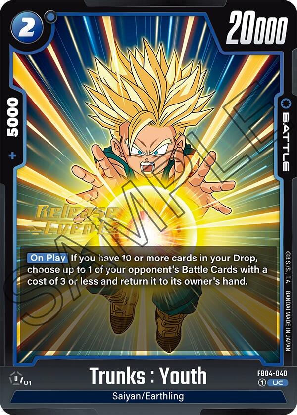 Trunks : Youth [Ultra Limit Release Event Cards] | Fandemonia Ltd