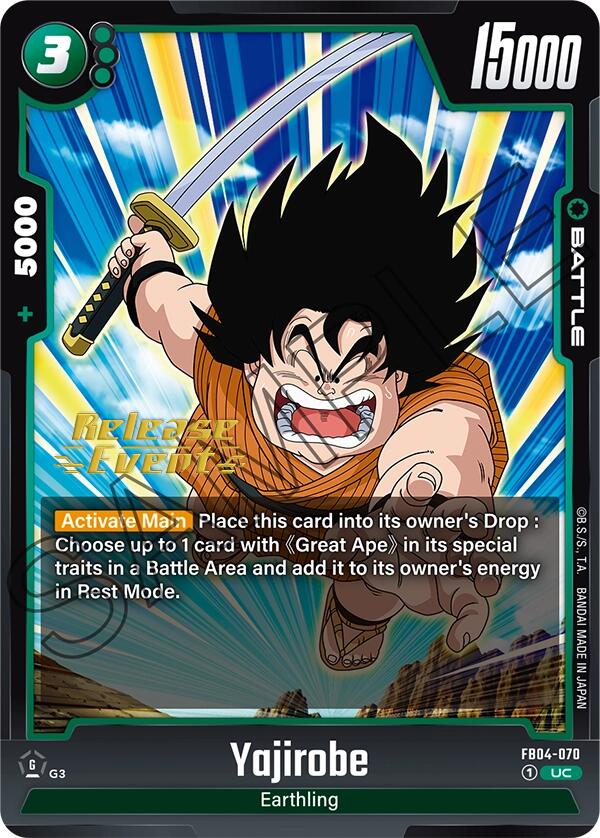 Yajirobe [Ultra Limit Release Event Cards] | Fandemonia Ltd