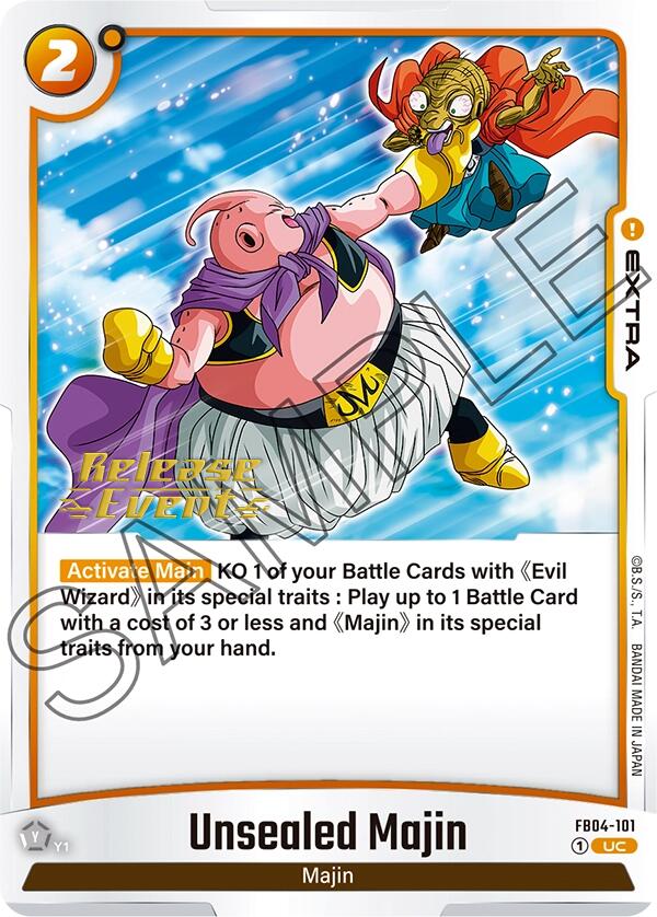 Unsealed Majin [Ultra Limit Release Event Cards] | Fandemonia Ltd